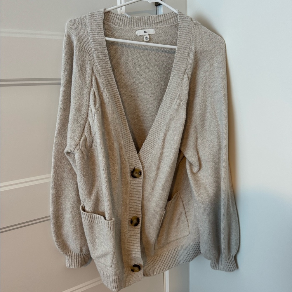 BP Beige Women's Cardigan Sweater